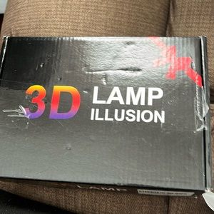 3 D illusion lamp